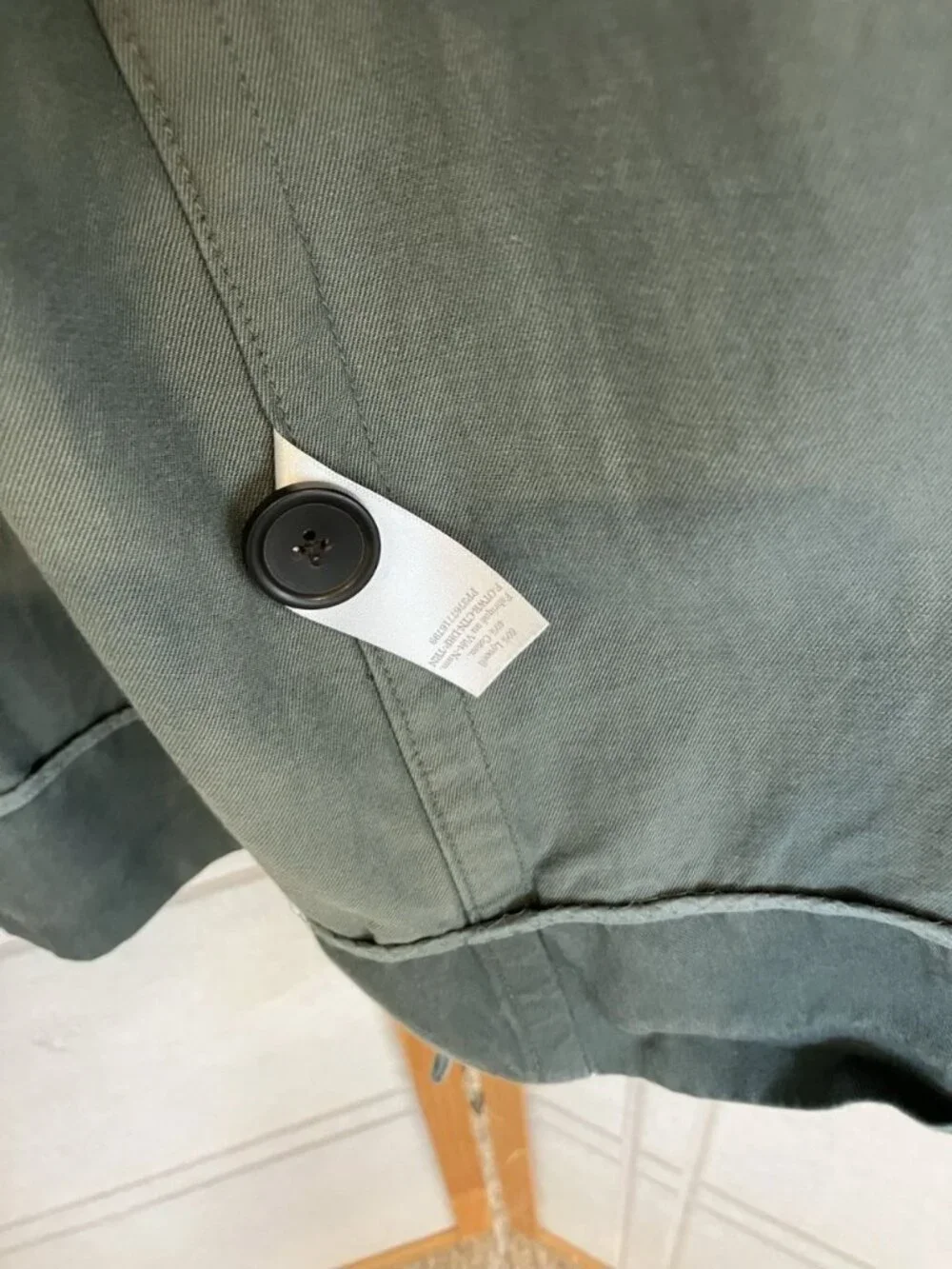 Everlane The Drape Trench Coat, Double Breasted, Small, Sage Green Boho City Hip - Picture 7 of 9